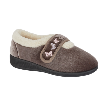 Elodie | Wide Fit Strap Slippers