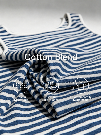 Alice | Striped Cotton Set