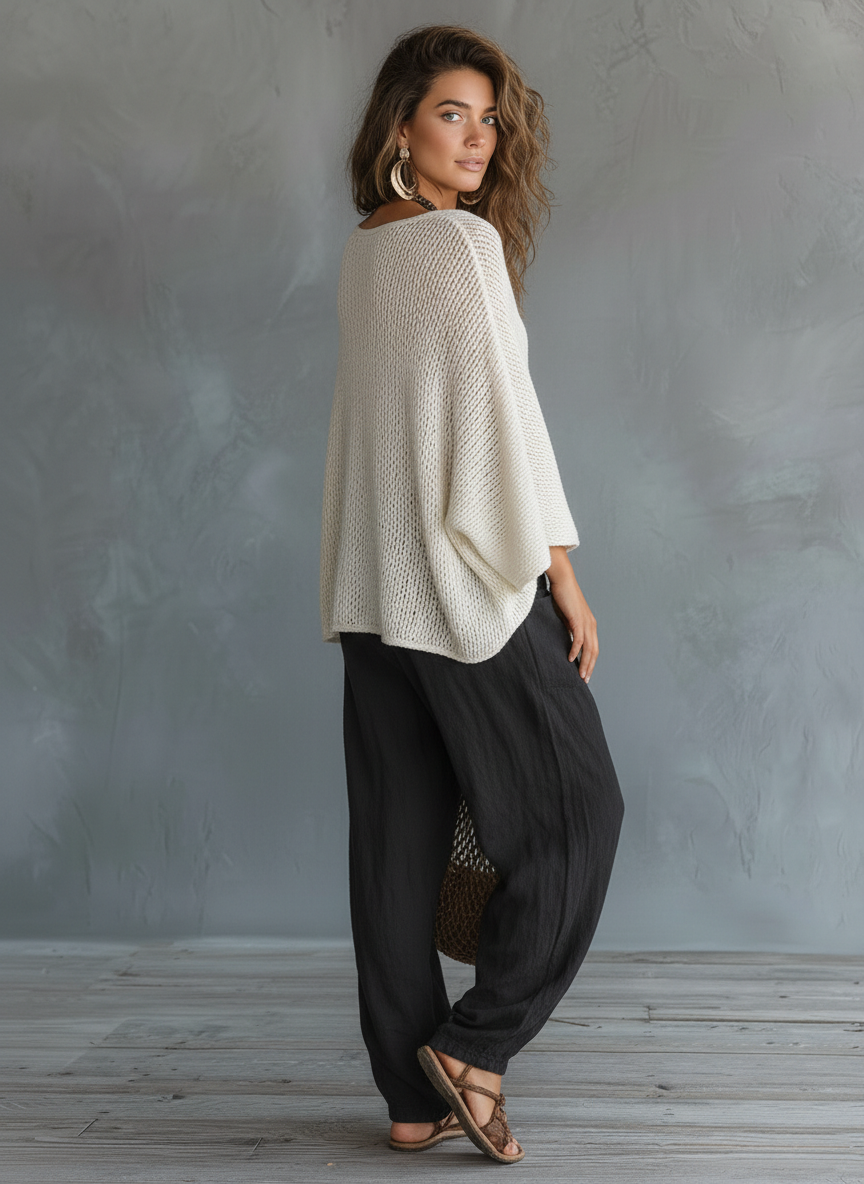 Hazel | Cape Sweater Set