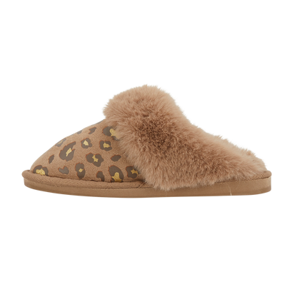 Indigo | Leopard Mule Slipper