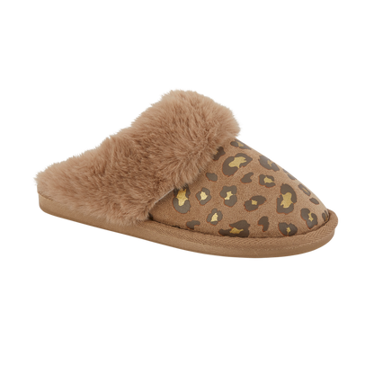 Indigo | Leopard Mule Slipper