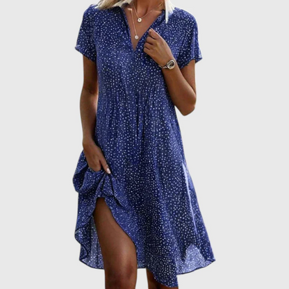 Marina | Short Sleeve Midi Dress