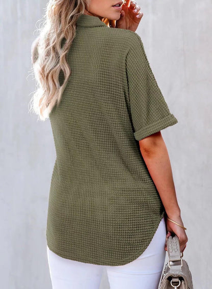 Solen | Waffle Knit  Shirts