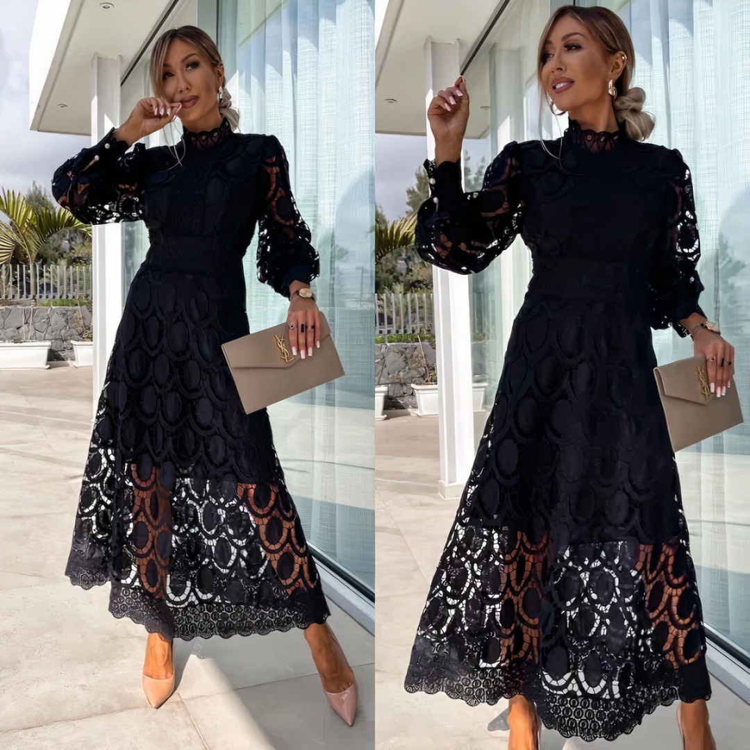 Noa | Delicate Lace Midi Dress