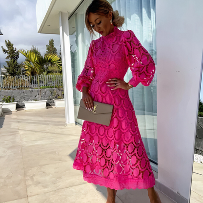 Noa | Delicate Lace Midi Dress