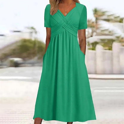 Angelia | Elegant Midi Dress