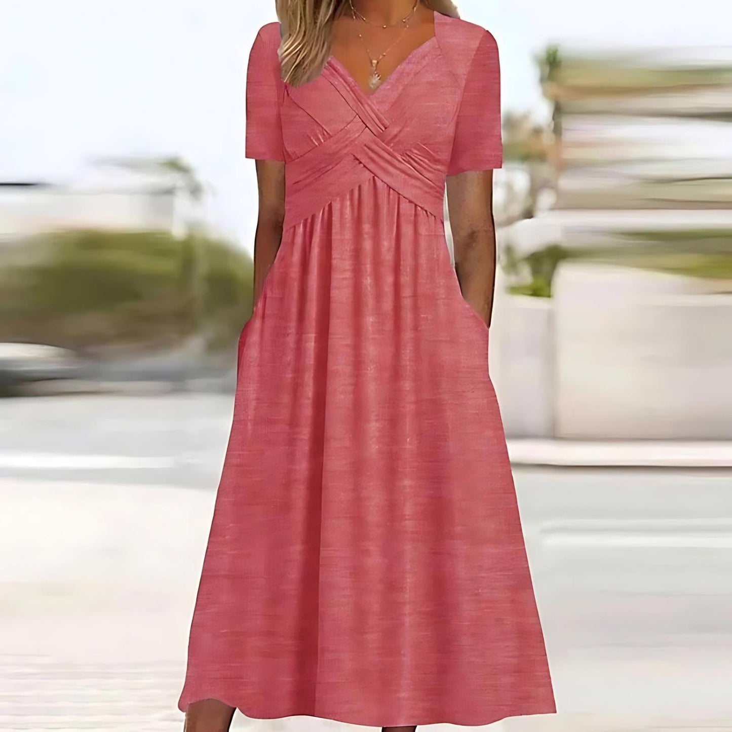 Angelia | Elegant Midi Dress