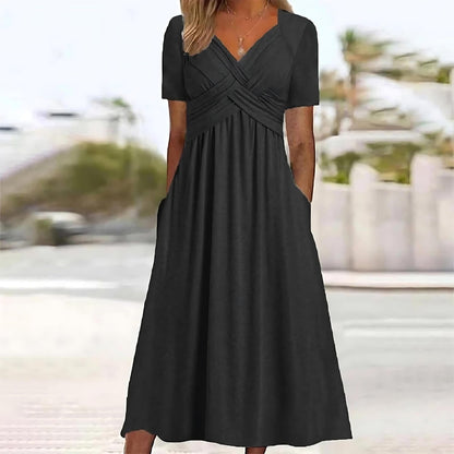 Angelia | Elegant Midi Dress
