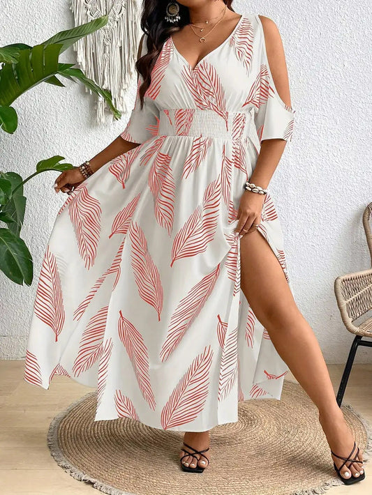 Martha | Comfy Plus Size Casual Flowy Summer Dress