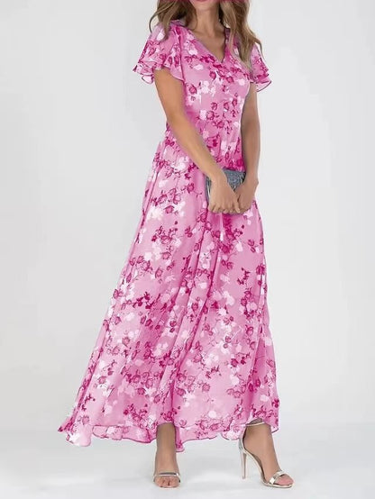 Brenda | Flowing Floral Maxi Dress