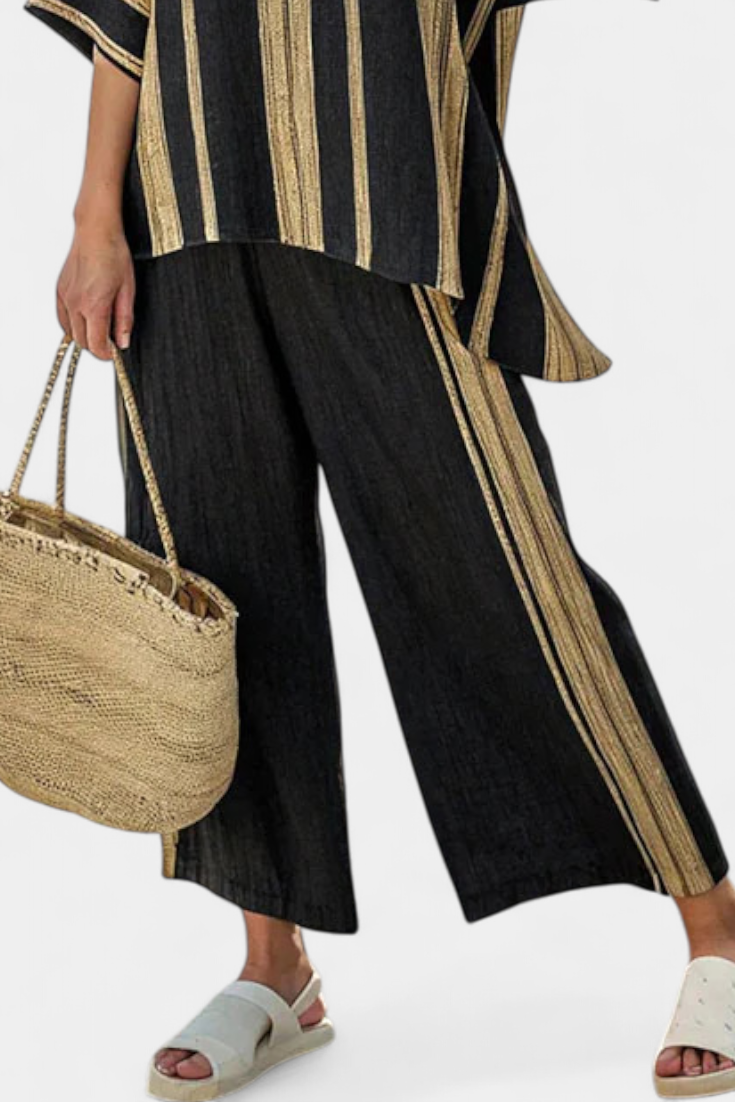 Calden | Striped Top & Pants