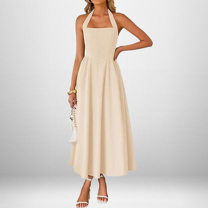 Winslow | Trendy Halter Neck Sleeveless dress