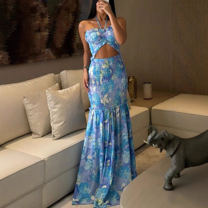 Livara | Classy Ruffle Hem Mermaid Dress