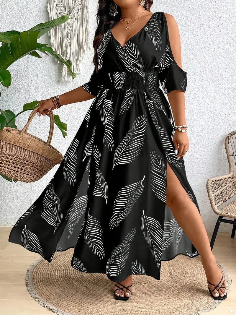 Martha | Comfy Plus Size Casual Flowy Summer Dress