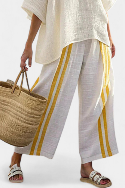 Anselor | Yellow Striped Set