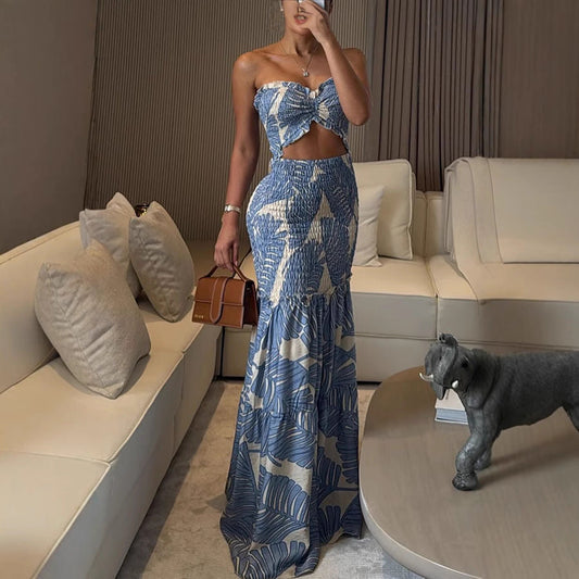 Livara | Classy Ruffle Hem Mermaid Dress