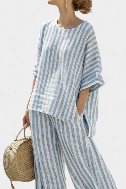 Rensleigh | Blue Striped Set
