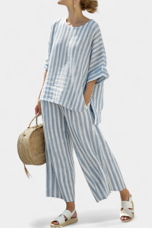 Rensleigh | Blue Striped Set