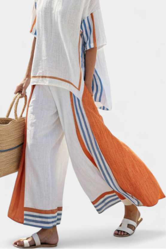 Thorneil | Striped Pants & Top