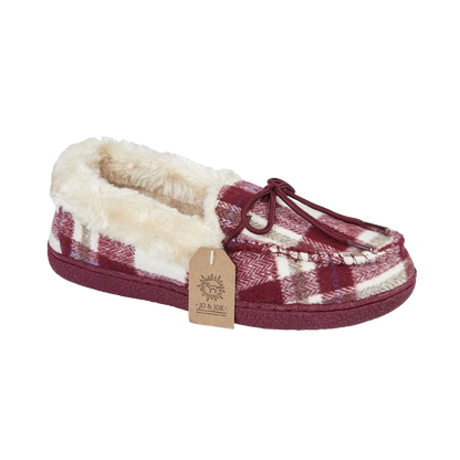 Blake | Tartan Moccasin Slippers