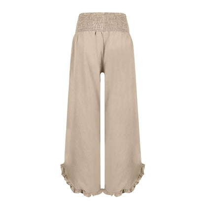 Tavina | Cotton-Linen Ease Pants