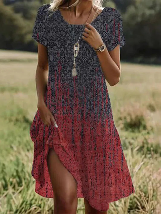 Grisenne | Boho Floral Beach Dress