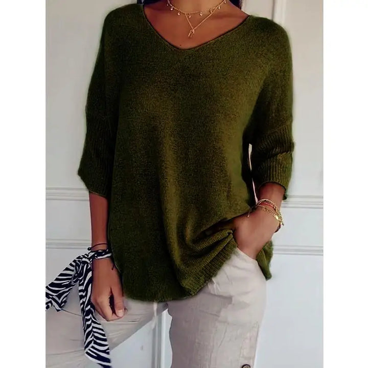 Marendale | V-Neck Knitted Top