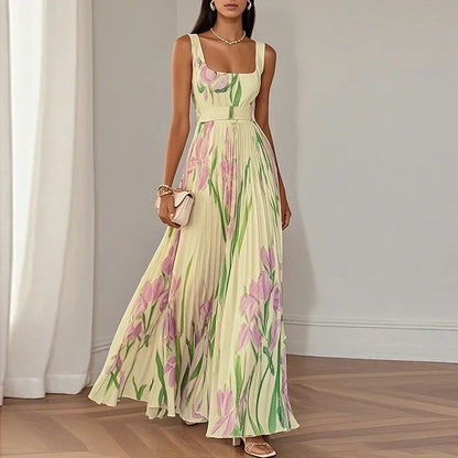 Willow | Floral A-Line Maxi Dress