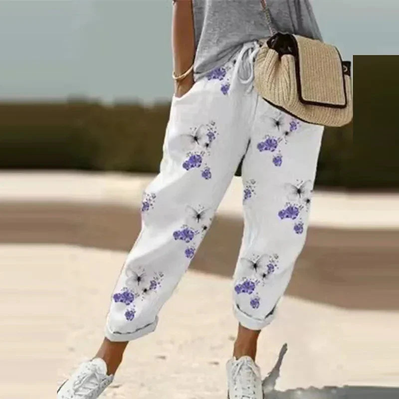 Ysolde | Ethnic Retro Print Pants (Print 3)