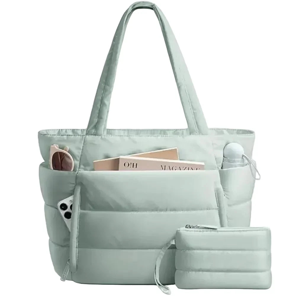 Verannah | Light Green Roomy Tote