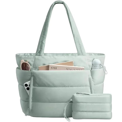 Verannah | Light Green Roomy Tote