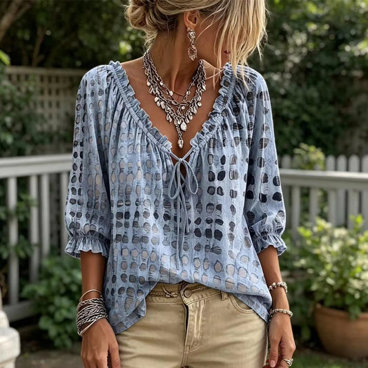 Thessandra | Watercolour Print Shirt