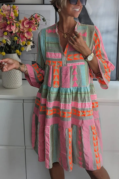 Thalie | Vibrant Boho Dress