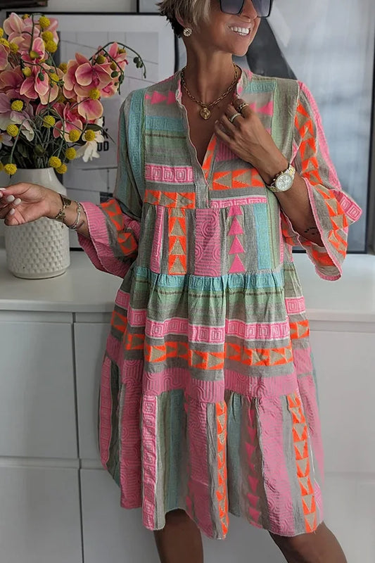 Thalie | Vibrant Boho Dress
