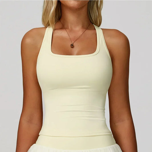 Lavinia | Cream Yellow Support Tank