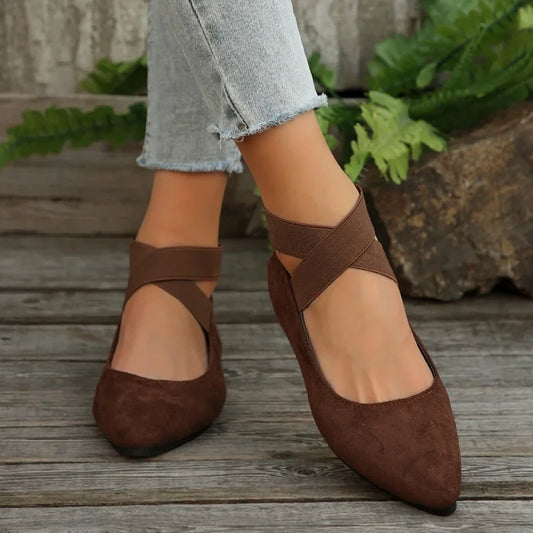 Marisol | Brown Flat Slip-On Loafers