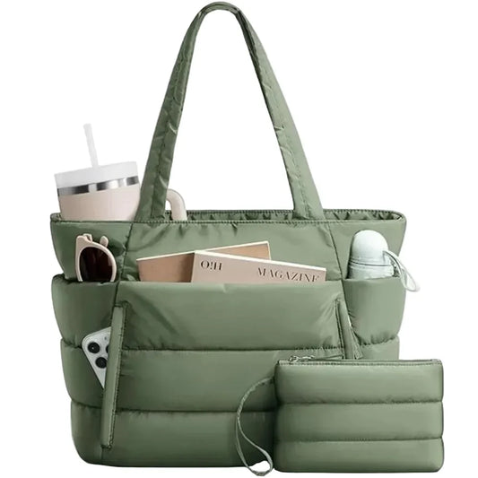 Fennimore | Green Spacious Tote