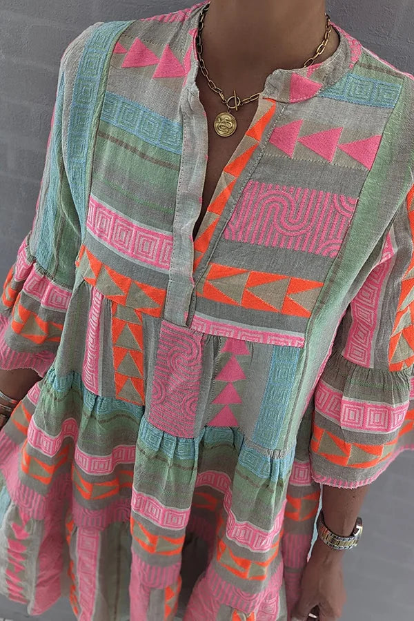Thalie | Vibrant Boho Dress