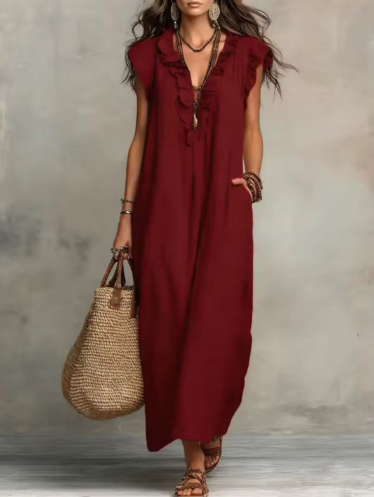 Navessa | Flowy Boho Maxi Dress