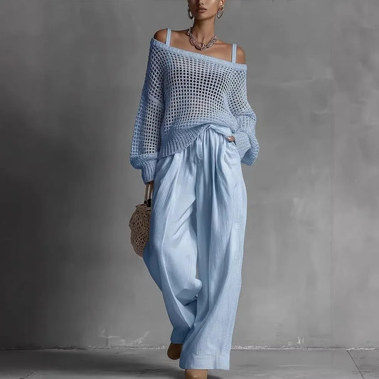 Selkie | Off-Shoulder Knit Set