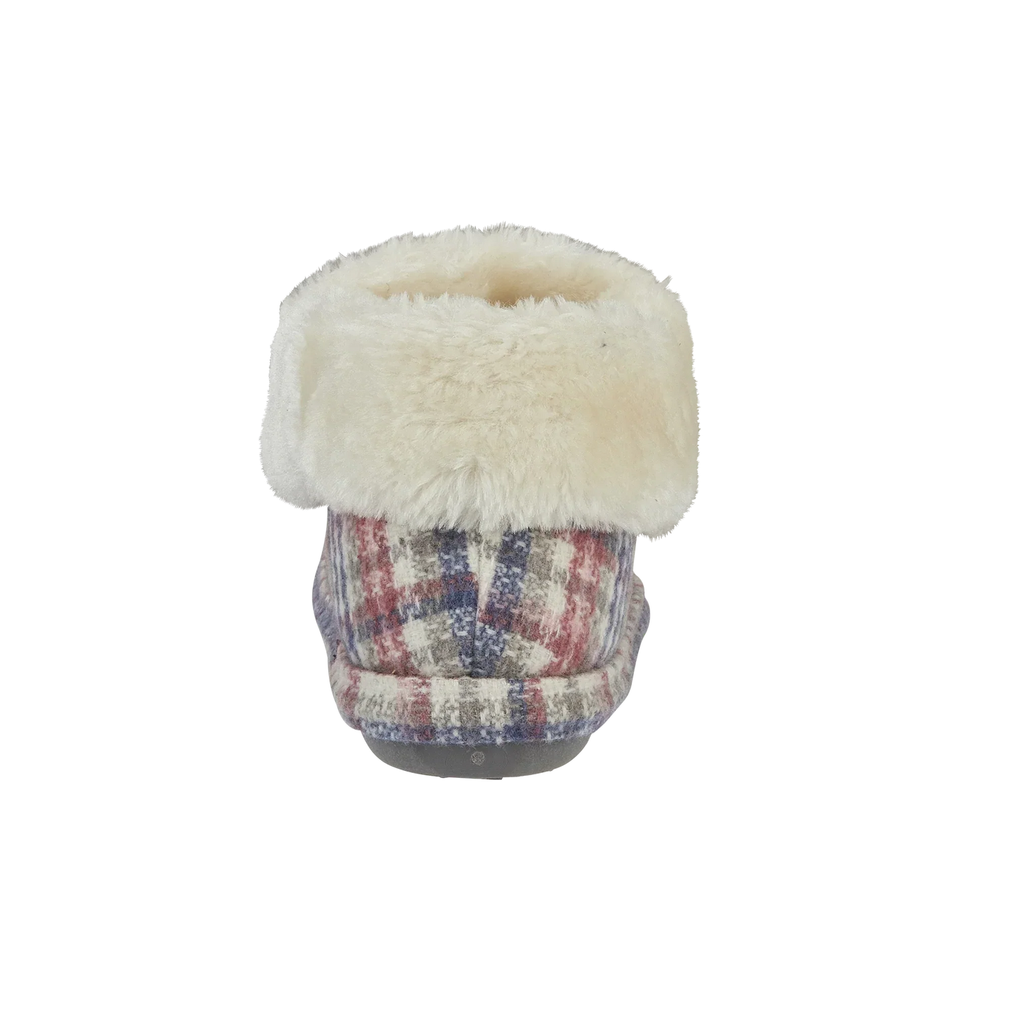 Elke | Pink Tartan Ankle Bootee Slippers