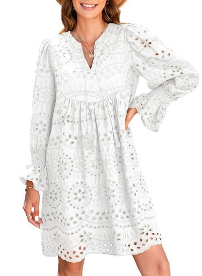 Carmela | Lace Ruffle Mini