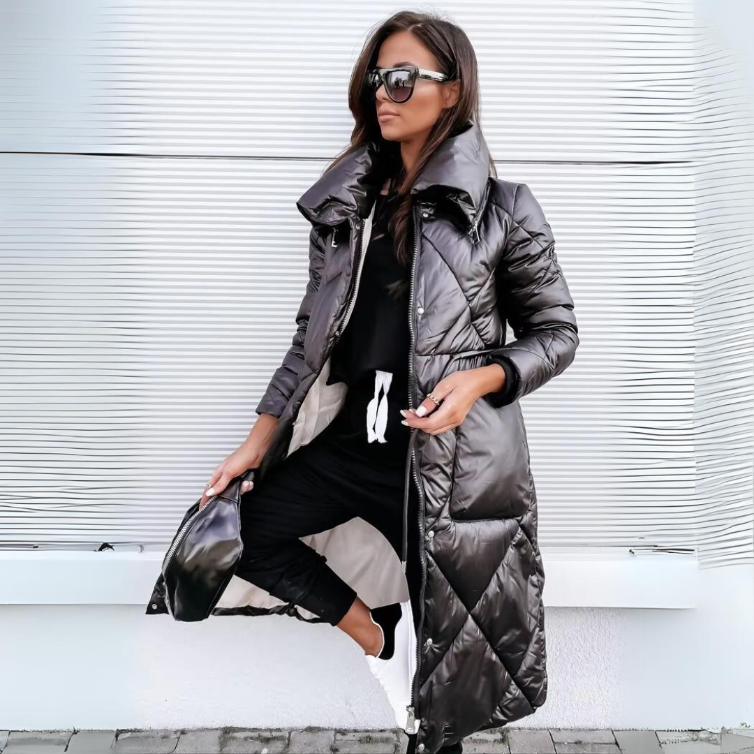 Stella | Modern Quilted Coat