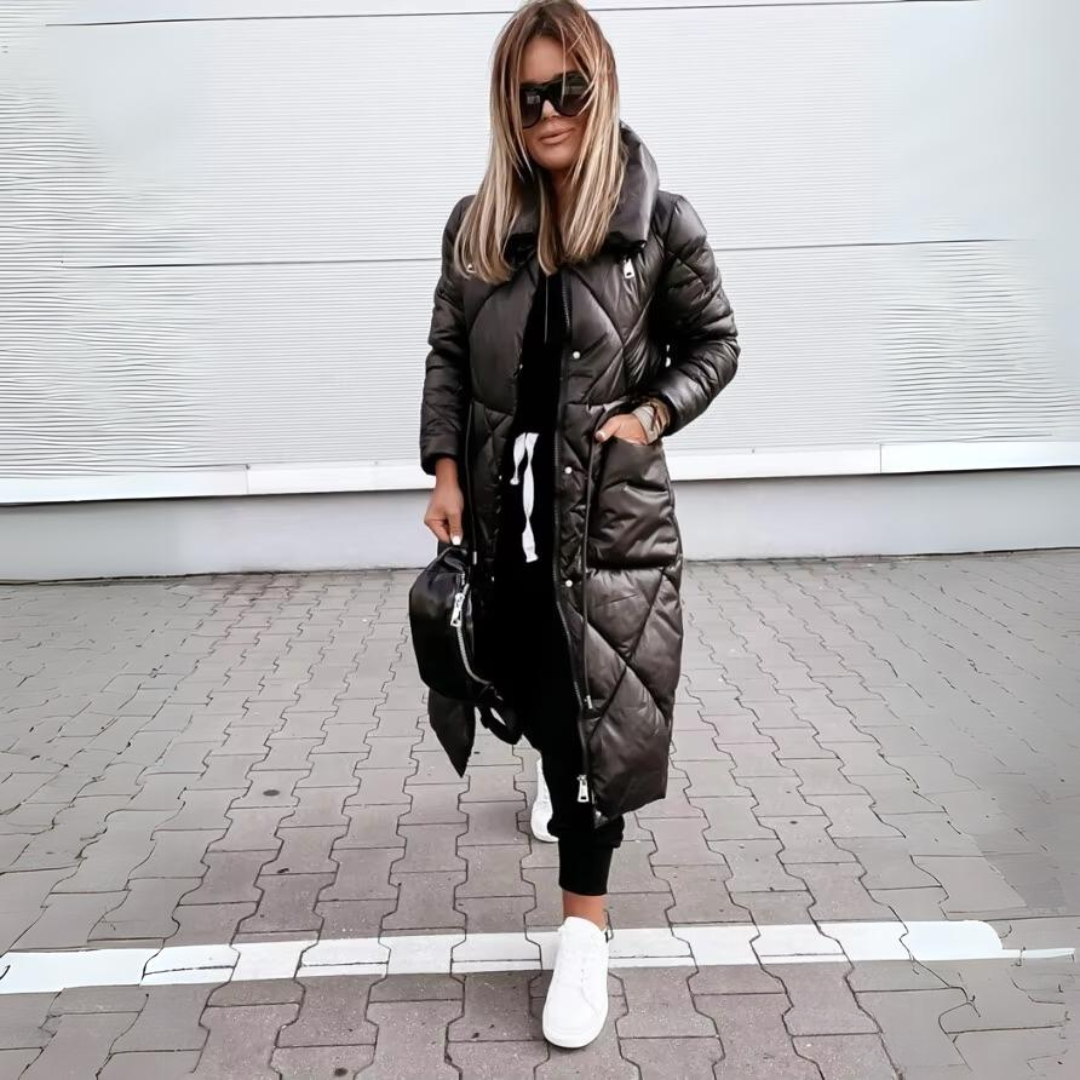 Stella | Modern Quilted Coat