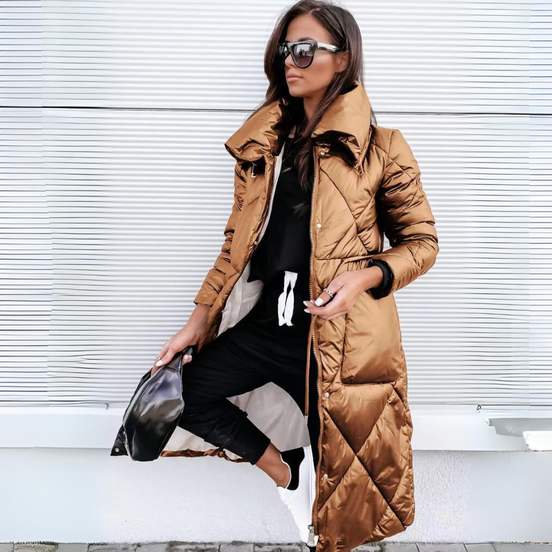 Stella | Modern Quilted Coat