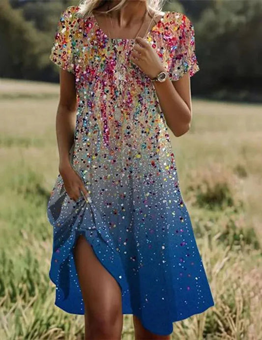 Malaverde | Boho Floral Beach Dress
