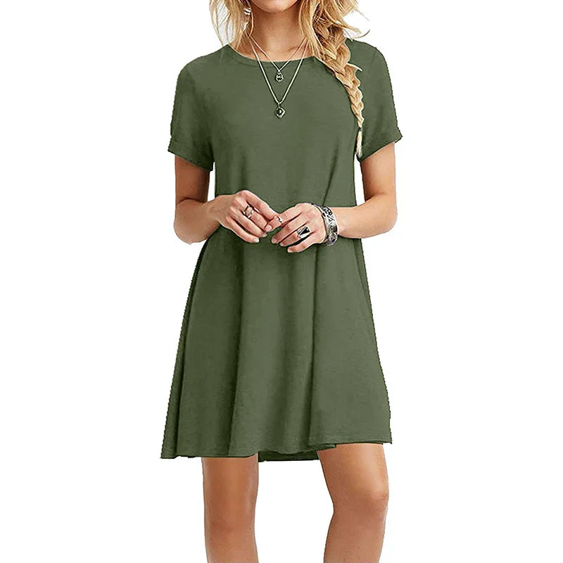 Halina - Minimalist Shirt Dress