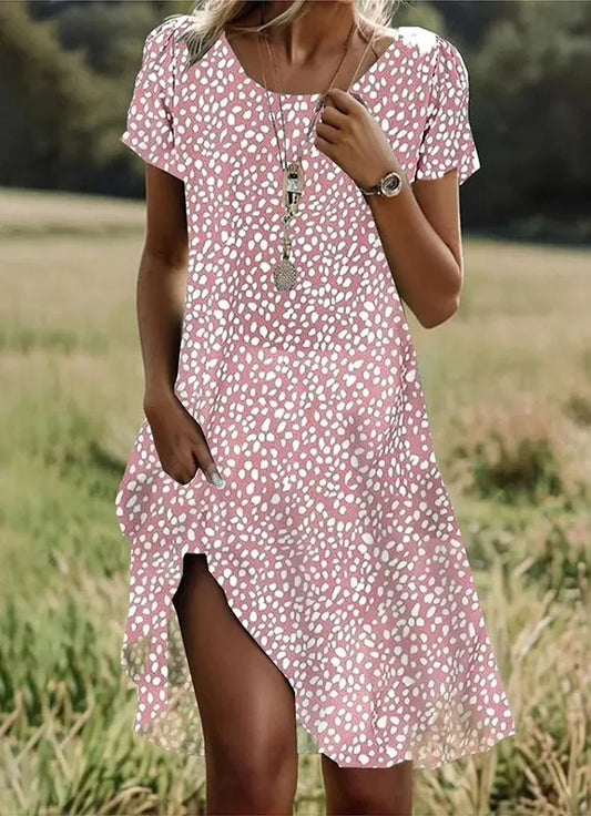 Pinkerly | Boho Floral Beach Dress