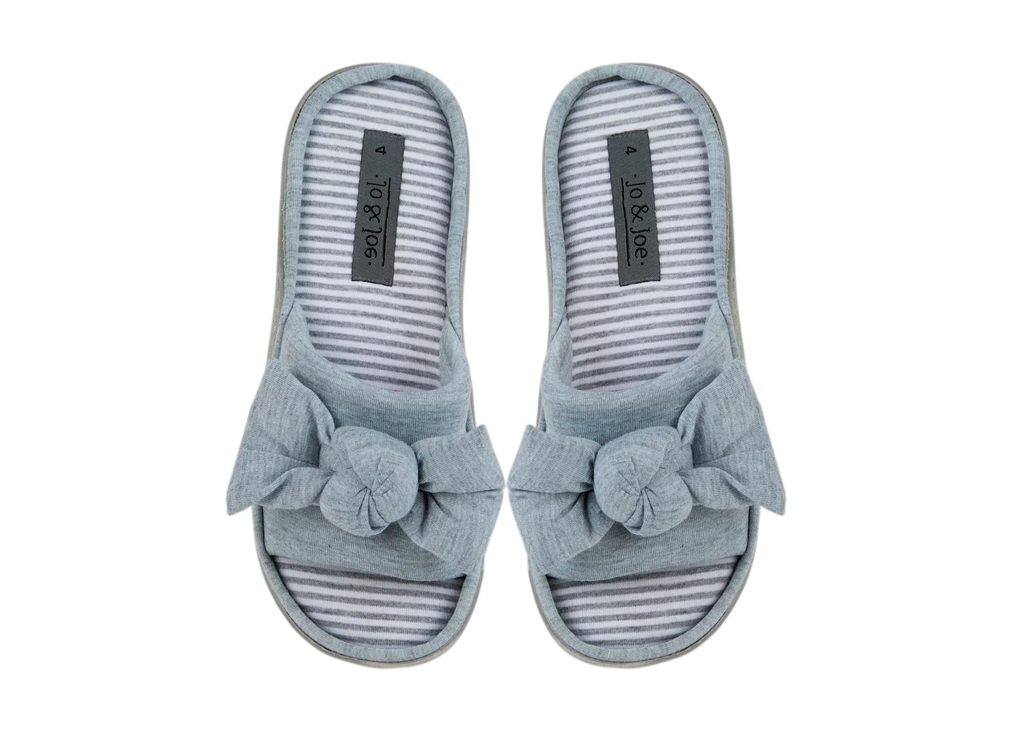 Georgia | Grey Open Toe Mule Sliders