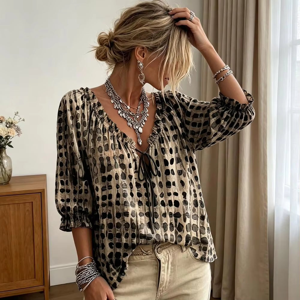 Vasilia | Watercolour Print Shirt